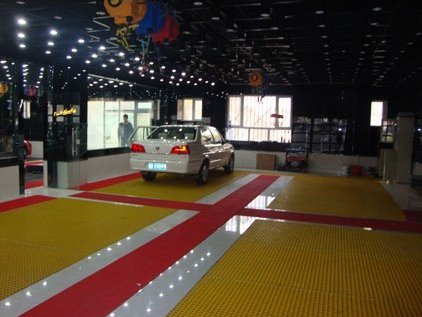 汽車4s店玻璃鋼格柵地